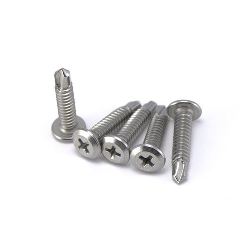 Multipurpose Self Drilling Wafer Head Screw 316 Stainless Steel 