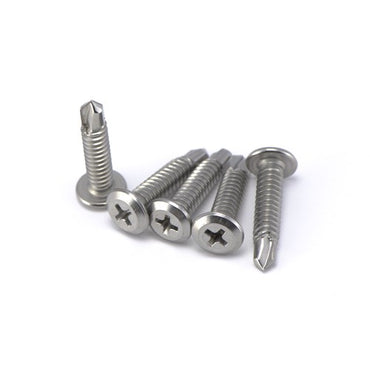 Multipurpose Self Drilling Wafer Head Screw 316 Stainless Steel 