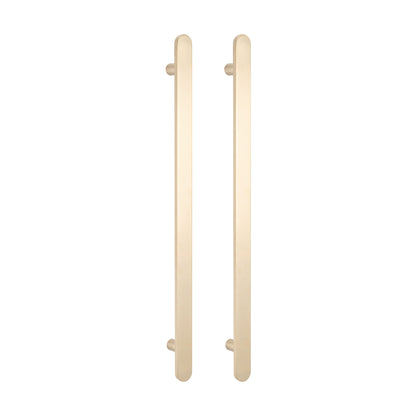 Radiant Vertical FLAT Bar Towel Rail - Multiple Bar and Hook Kits in Various Colours