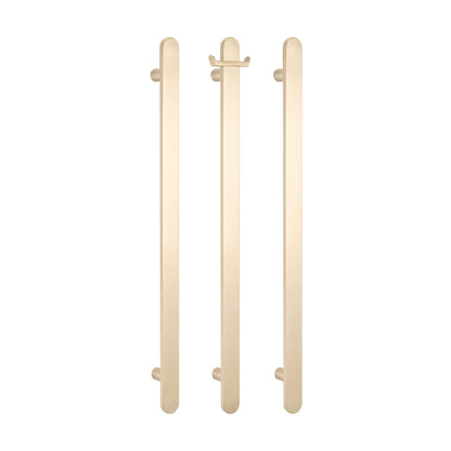 Radiant Vertical FLAT Bar Towel Rail - Multiple Bar and Hook Kits in Various Colours