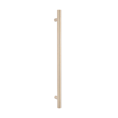 Radiant Single Vertical ROUND Bar NON-HEATED Towel Rail 950mm Tall - Various Colour Finishes