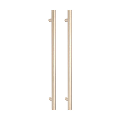 Radiant Vertical ROUND Bar Towel Rail - Multiple Bar and Hook Kits in Various Colours