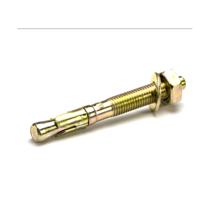 Macsim Hex Head Wedge Anchor Yellow Zinc Plated - Various Sizes and Quantities