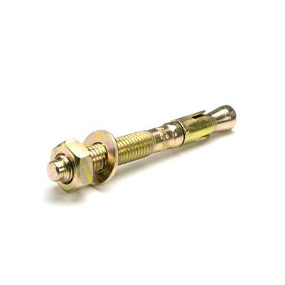 Macsim Hex Head Wedge Anchor Yellow Zinc Plated - Various Sizes and Quantities