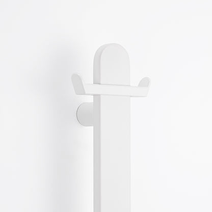 Radiant Vertical FLAT Bar Towel Rail - Multiple Bar and Hook Kits in Various Colours