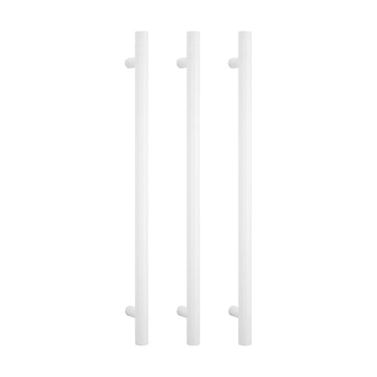 Radiant Vertical ROUND Bar Towel Rail - Multiple Bar and Hook Kits in Various Colours