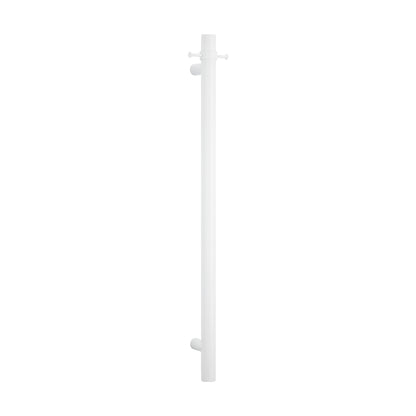Radiant Vertical ROUND Bar Towel Rail - Multiple Bar and Hook Kits in Various Colours