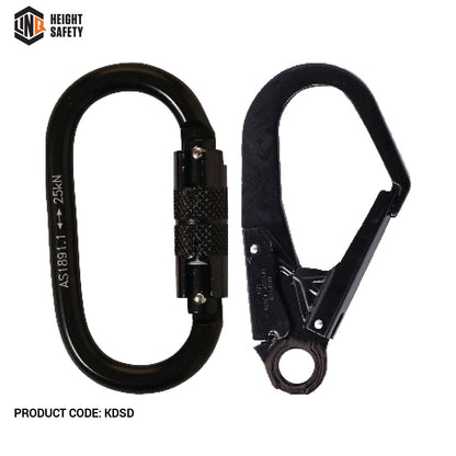 Linq Elite 2m Single Leg Shock Absorbing Adjustable Lanyard - Plus Hardware Made to Order