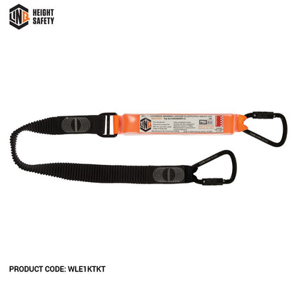 Linq Elite 1.85m Single Leg Elasticated Lanyards - Plus Hardware Made to Order