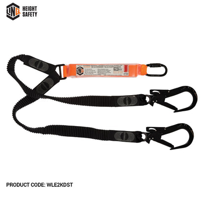 Linq Double Elasticated Lanyards - Plus Hardware