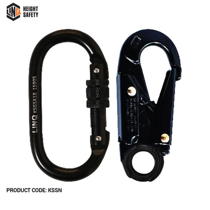 Linq Elite Single Leg Shock Absording Webbing Lanyards - Plus Hardware Options