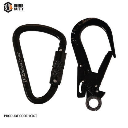 Linq Elite Single Leg Shock Absording Webbing Lanyards - Plus Hardware Options