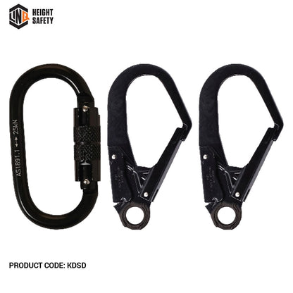 Linq Elite Double Leg Shock Absording Webbing Lanyards - Plus Hardware Options