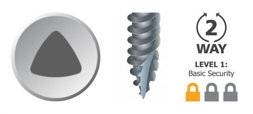 Tri-Lobular Button Head Type 17 Screw 10g Box of 1000 - 2 Material Options