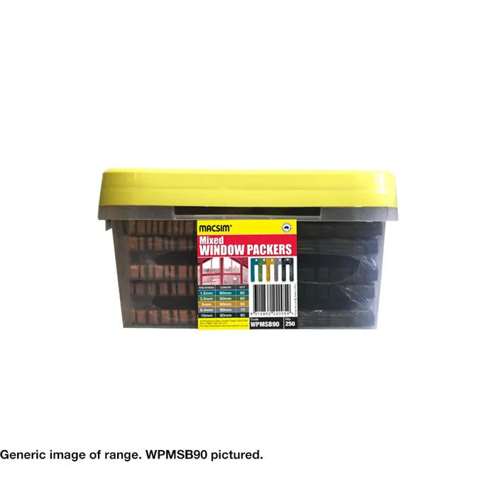 Window Packers - Thickness x Length in Various Box Quantities