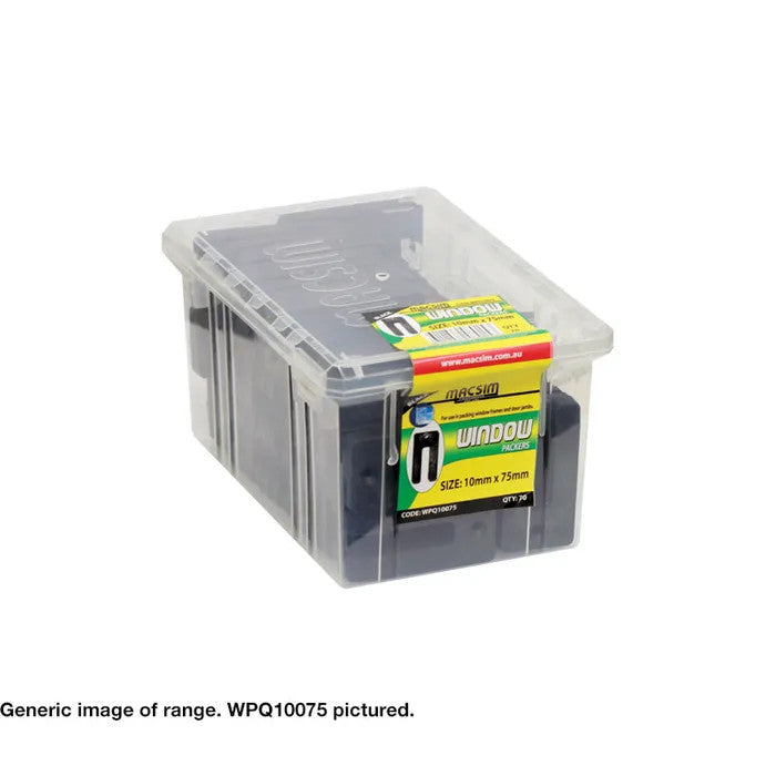 Window Packers - Thickness x Length in Various Box Quantities