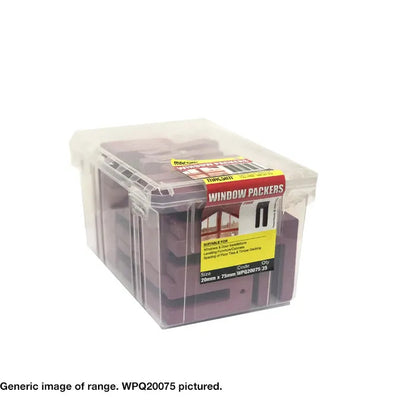 Window Packers - Thickness x Length in Various Box Quantities
