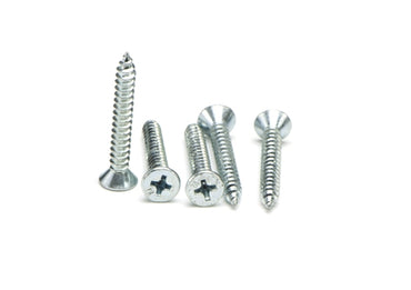 Macsim Countersunk Self Tapping Screws (Phillips Drive) Zinc Plated - Box of 1000 - Various Sizes